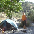 China Hole campsite this morning.