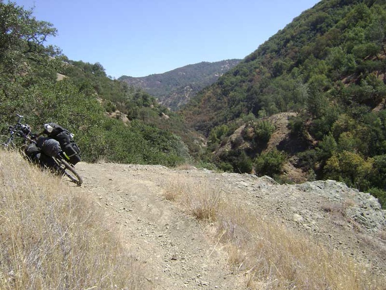 China Hole Trail rises quickly out of the canyon.