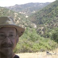 A little higher up China Hole Trail, the trail rides along a steep slope. More great views!