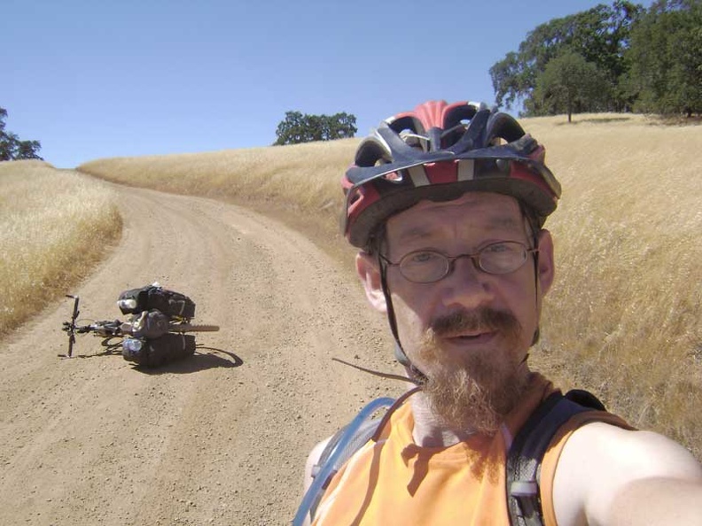 Coming up one of the last hills on Manzanita Point Road on the way back to Park Headquarters.