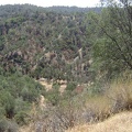 After climbing out of Mississippi Creek canyon to Pacheco Ridge, I look down into the canyon that will be home tonight.