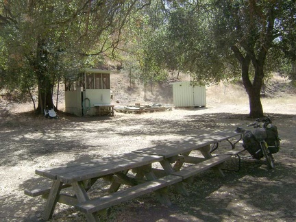 There's even a "shower building" at Pacheco Camp.