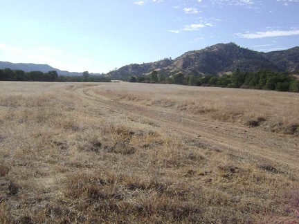 Red Creek Road crosses Paradise Flat.