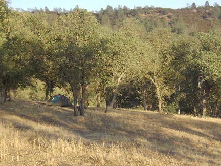 Arriving home at my Jackrabbit Lake campsite just a little before dark.