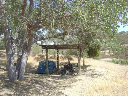 View of my Mississippi Lake campsite.