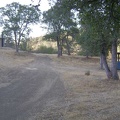 Mississippi Lake campsite area just before sunset with Willow Ridge Road passing through.