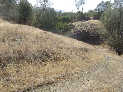 Rolling terrain on Long Ridge Road between Orestimba Creek and Jackrabbit Lake.