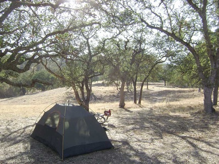 I set up camp just beyond Jackrabbit Lake.