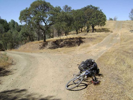 At the top of the first ridge on Coit Road (around 2400 feet), I note a spur road leading to a look-off that is not on my map.