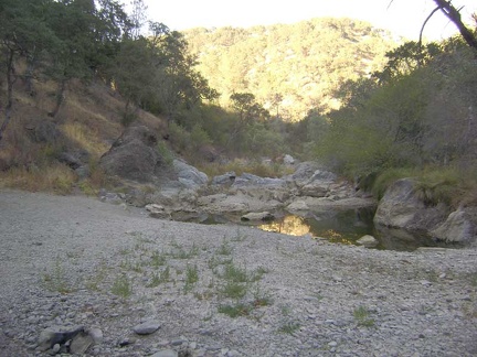 China Hole at sunset, looking northeast toward The Narrows.