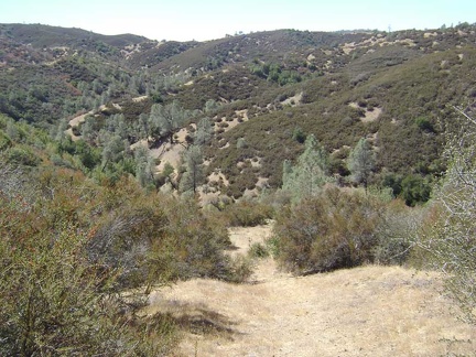  Looking back down the Canteen Trail to take in the view.