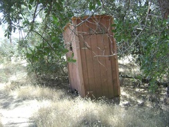 The old outhouse at Sierra View.