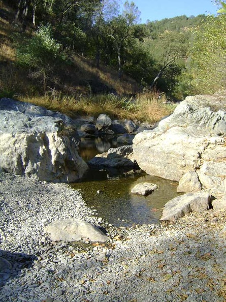 The larger pool at China Hole still has a decent supply of water