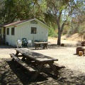 The old cabin at Pacheco Camp is well-maintained, locked and used by the Park for special events