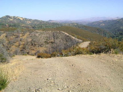 Well... part of the Center Flats Road ahead is somewhat flat