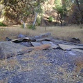 At the bottom of Walsh Trail near Pacheco Creek are some ruins of an old building