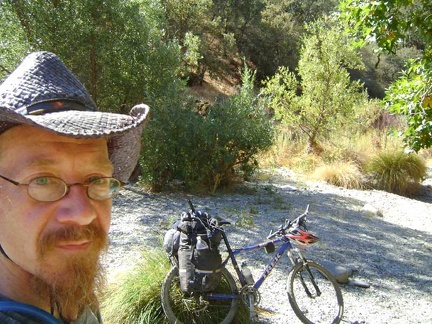 I finally get the 10-ton bike packed up and snap one last photo before departing China Hole