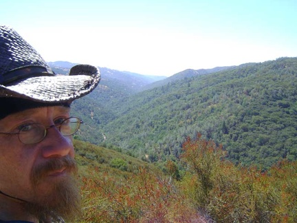 Rising higher on China Hole Trail, I still have some grandiose views down into the Coyote Creek canyon below