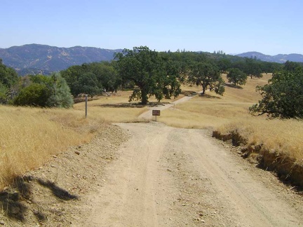 Looking back down toward the canyon across to Willow Ridge from Manzanita Point Road, about 1100 feet above China Hole