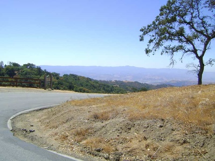 I begin the 2600-foot descent down Dunne Ave from Henry Coe State Park to Silicon Valley