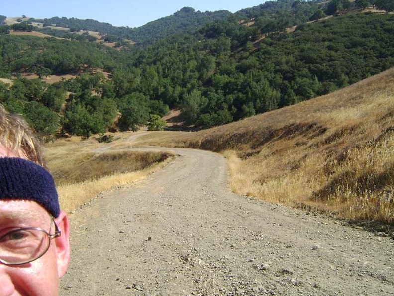  Climbing up toward the second summit of Wagon Road