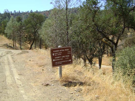 One final mile up Orestimba Creek Road and I'm at the junction of County Line Road