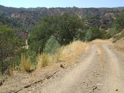 OK, it's downhill now for the last 3/4 mile to Pacheco Camp in the canyon below; phew