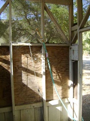 Whoever came up with the idea for an outdoor shower at Pacheco Camp deserves a round of applause