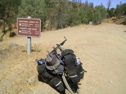 A few minutes later, the 10-ton bike and I find ourselves at the bottom of County Line Road