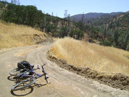 Looking back at part of the little climb here out of the Red Creek canyon