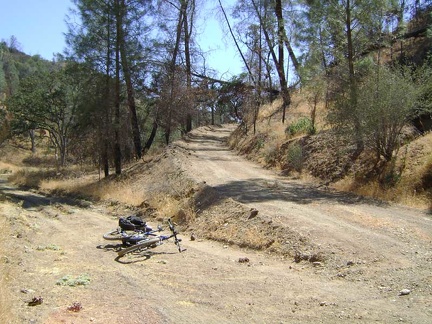 A half-mile later, Red Creek Road switchbacks 180 degrees and quits the canyon for good