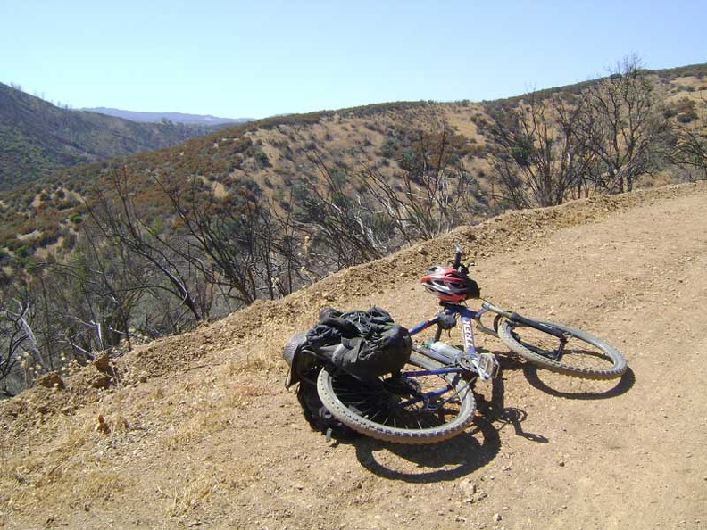 The views keep getting better as I climb up Red Creek Road