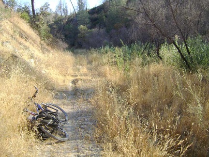 Of course, what comes up must come down, and Red Creek Road drops back down to the dry stream bed