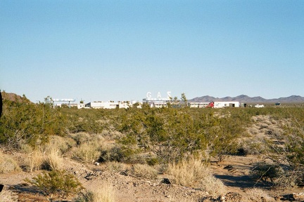 Fenner, California is mostly just this big gas station serving freeway traffic from Interstate 40