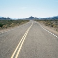 Black Canyon Road winds through the Colton Hills as it approaches Essex Road