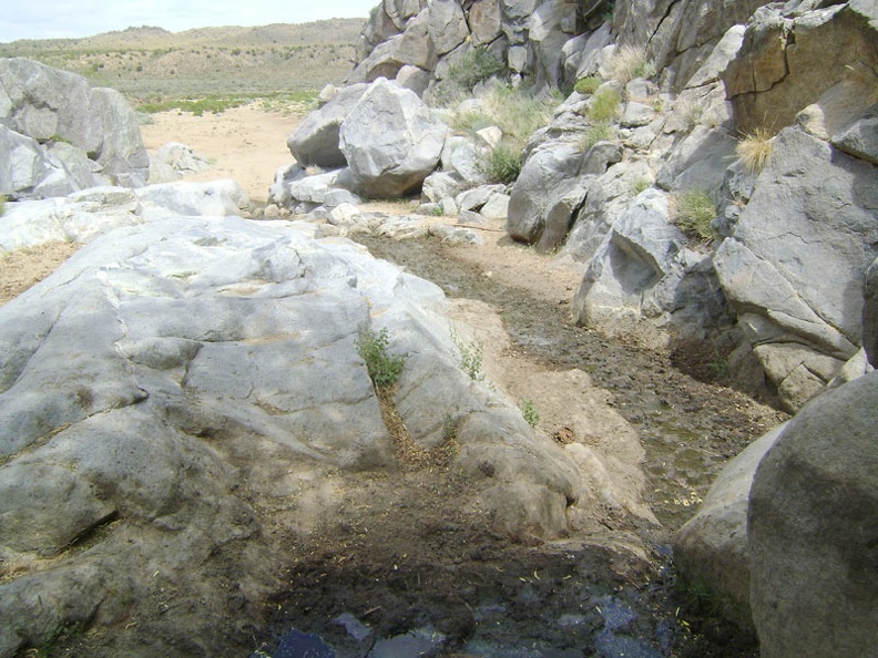 From Rock Springs, I walk back down to my bike parked in Watson Wash