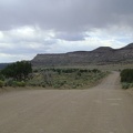 Cedar Canyon Road turns and heads briefly north toward Pinto Mountain before resuming its westward trek