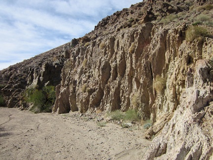 Another cool rock wall in Hyten Spring wash