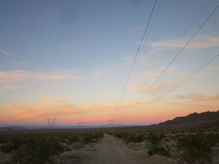 I spend a lot of time snapping photos as the sun goes down on the powerline road