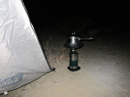 Time to boil water for tonight's instant meal: Mountain House Teriyaki Chicken and Rice