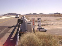 Leaving Baker on Kelbaker Road and crossing the Interstate 15 freeway to enter Mojave National Preserve
