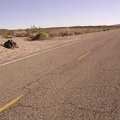 After 13 miles, I reach the little dirt road to Indian Springs and turn off here