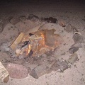 After supper, at 21h50, it's time to start my Indian Springs Xmas campfire