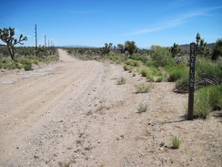 After a mile, I pass the &quot;stateline&quot; sign on Walking Box Ranch Road; I'm leaving California and entering Nevada