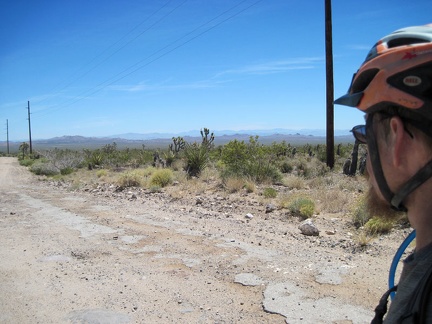 Residual pavement exists here and there on Walking Box Ranch Road