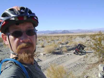 Near the end of the slow 5.5 miles on Old Kelso Road, I stop for an energy bar and take in a final glance at Devil's Playground