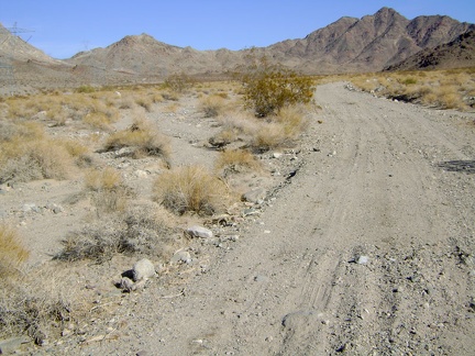 Entering Jackass Canyon from Devil's Playground, Mojave National Preserve