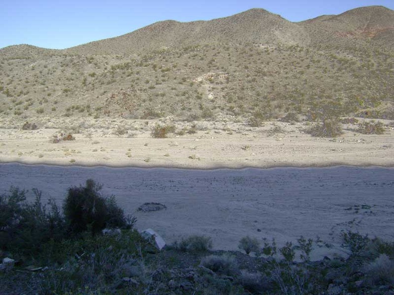 Looking back down to my campsite from my outhouse with a view