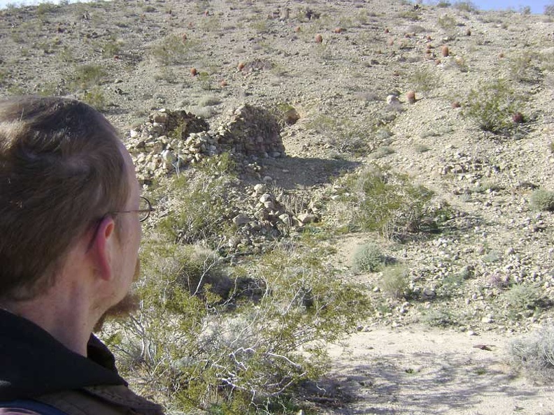 At the stone ruins off Indian Springs Road