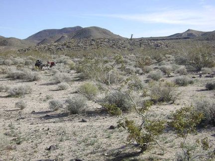The 10-ton bike waits for me back on Indian Springs Road